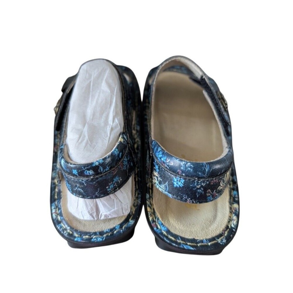 Alegria Women's Blue Floral Print Beckie Sandals New Size Women's 9 - Picture 2 of 7